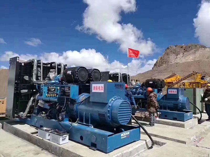 濰柴12M33發(fā)動(dòng)機(jī)組配套我公司散熱器，在5300M海拔高原地區(qū)性能優(yōu)良